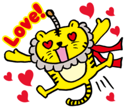 Tiger samurai (ver. English) sticker #10578525