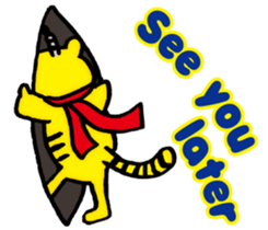 Tiger samurai (ver. English) sticker #10578531