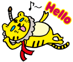 Tiger samurai (ver. English) sticker #10578537