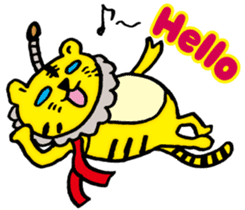 Tiger samurai (ver. English) sticker #10578537