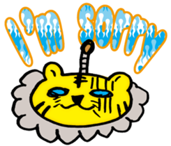 Tiger samurai (ver. English) sticker #10578538