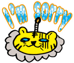 Tiger samurai (ver. English) sticker #10578538