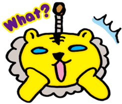 Tiger samurai (ver. English) sticker #10578540