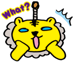 Tiger samurai (ver. English) sticker #10578540