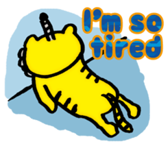 Tiger samurai (ver. English) sticker #10578541