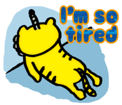 Tiger samurai (ver. English) sticker #10578541