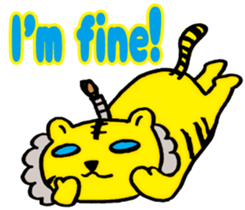 Tiger samurai (ver. English) sticker #10578542