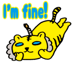 Tiger samurai (ver. English) sticker #10578542