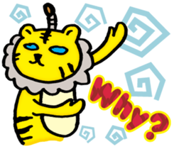 Tiger samurai (ver. English) sticker #10578544