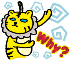Tiger samurai (ver. English) sticker #10578544