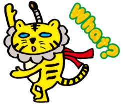 Tiger samurai (ver. English) sticker #10578545