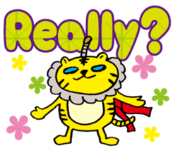 Tiger samurai (ver. English) sticker #10578549