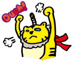 Tiger samurai (ver. English) sticker #10578551