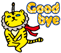 Tiger samurai (ver. English) sticker #10578553