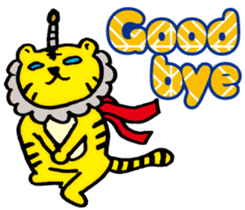 Tiger samurai (ver. English) sticker #10578553