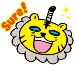 Tiger samurai (ver. English) sticker #10578554