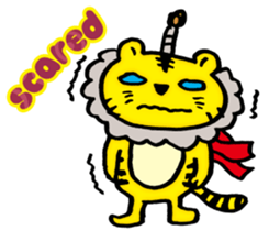 Tiger samurai (ver. English) sticker #10578555