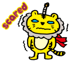 Tiger samurai (ver. English) sticker #10578555
