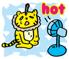 Tiger samurai (ver. English) sticker #10578556
