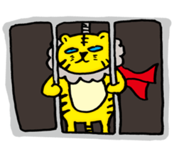 Tiger samurai (ver. English) sticker #10578558
