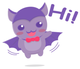 Baby bat sticker #10578644