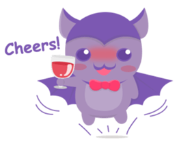 Baby bat sticker #10578646