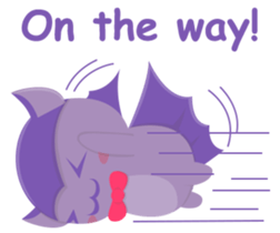 Baby bat sticker #10578647