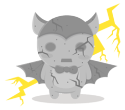 Baby bat sticker #10578648