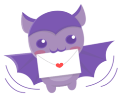 Baby bat sticker #10578652