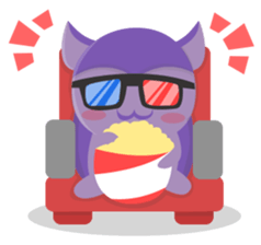 Baby bat sticker #10578653