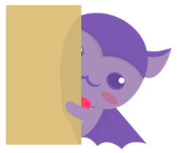 Baby bat sticker #10578656