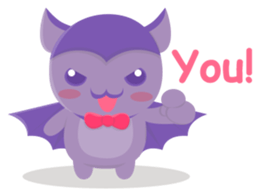 Baby bat sticker #10578658
