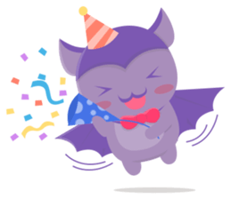 Baby bat sticker #10578662