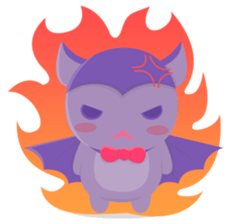 Baby bat sticker #10578666