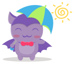 Baby bat sticker #10578671