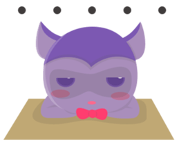 Baby bat sticker #10578672