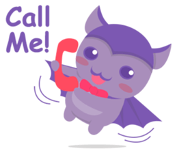 Baby bat sticker #10578674