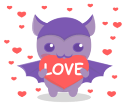 Baby bat sticker #10578675