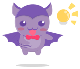 Baby bat sticker #10578676