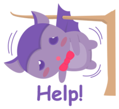 Baby bat sticker #10578677