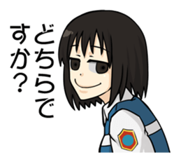 Peach City Fire Bureau #2 Her Eyes-jp sticker #10578965