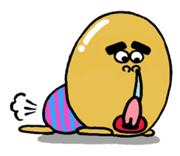 Daily life of Mr.egg 3 sticker #10579387