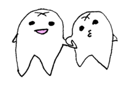 Lovely teeth sticker #10580205