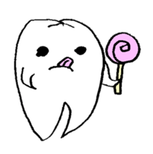 Lovely teeth sticker #10580212