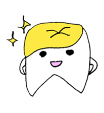 Lovely teeth sticker #10580216