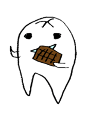 Lovely teeth sticker #10580218