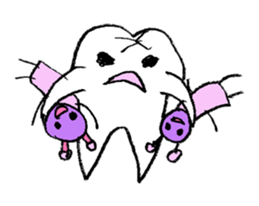 Lovely teeth sticker #10580221