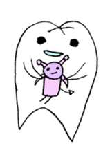 Lovely teeth sticker #10580222