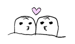 Lovely teeth sticker #10580237