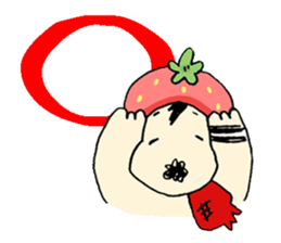 It curly hair sticker #10580762